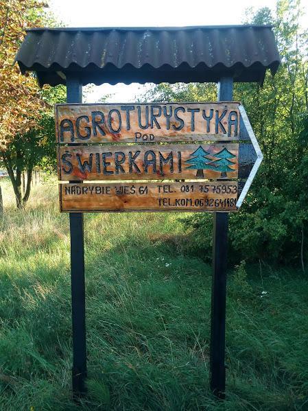 Agroturystyka Pod Swierkami Nadrybie Екстер'єр фото